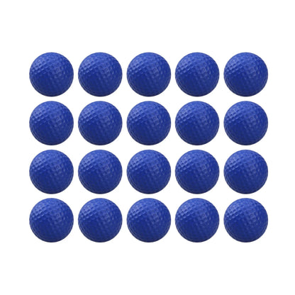 20 Pcs Color Sponge Indoor Practice PU Foam Golf Balls