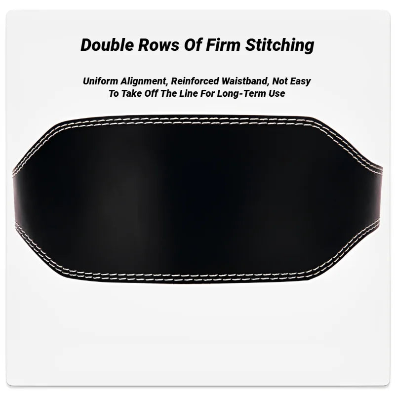 Professional Waist Support Sports Safety Belt Protection Fitness Deep Squat Weightlifting Training Cowhide Weightlift Deadlift