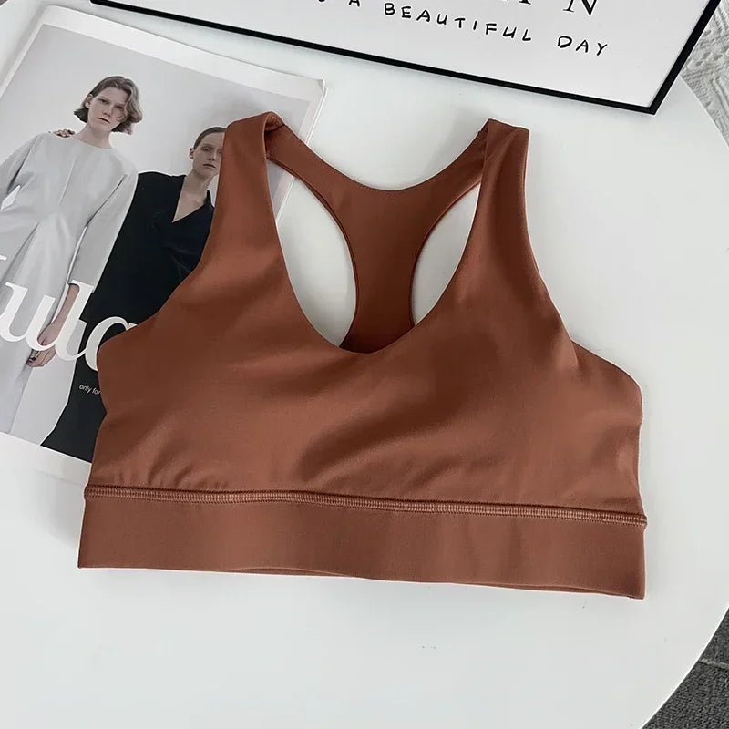 Fitness Yoga Sport Bras High Strength Beautiful Back Yoga Bra Shockproof Breathable Running Pilates Training Fitness Vest