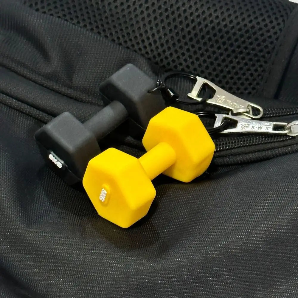 Simulation Dumbbells Keyring Kettlebells Water Cups Cool Creative Bag Charm Fitness Series Pendant Car Key Ornament