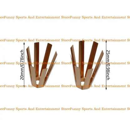 C4DE 5Pcs 8 Claw Golf Shaft Adapter Universals Brass Golf Shaft Adapter Shims Adjustable Shaft Angles for Most Shaft