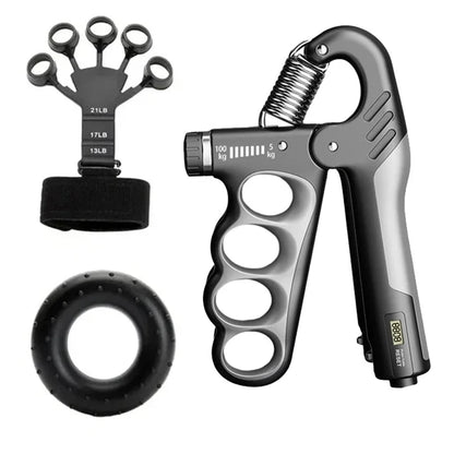 Electronic Counting Hand Grips Strengthener Arm Spring Finger Massager Expander Hand Exercise Gym Fitness Training Wrist Gripper