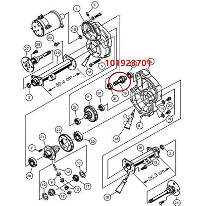 Rear Axle One Shaft Gear Shaft 10-tooth For Golf Cart Club Car DS 1019237-01 100% Brand New Motorcycle Accessories