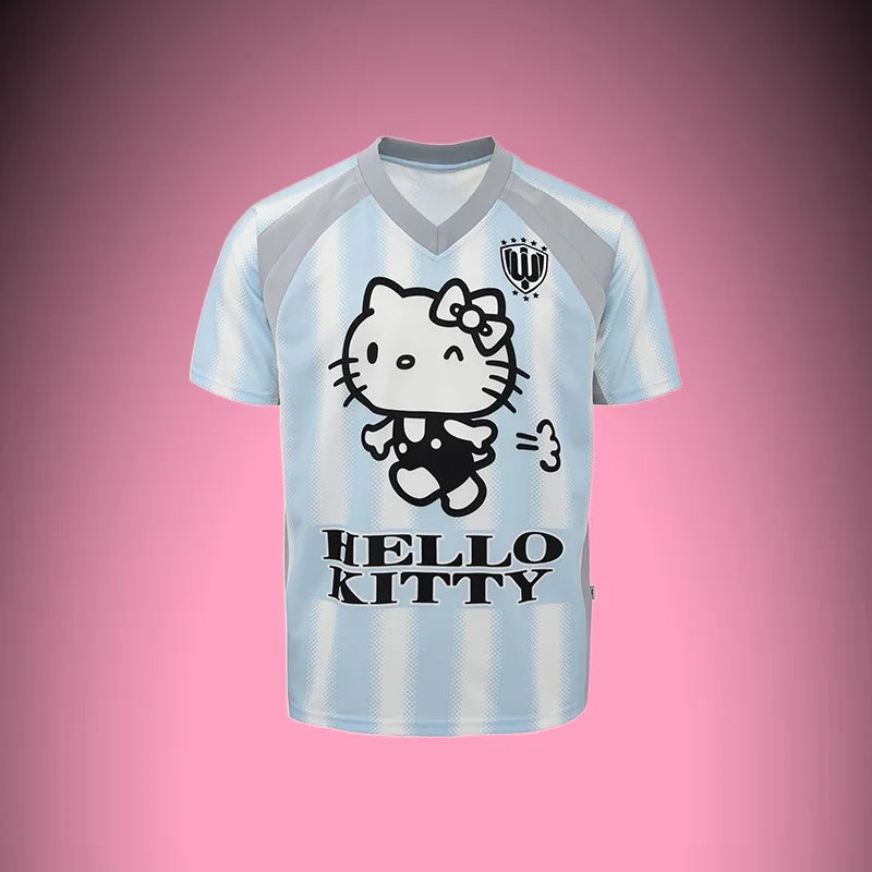 25/26 Latest Hot Sale Cartoon Soccer Badminton Jersey T-shirt Same Sports Training Clothes for Adults Kids Men's Ladies Tops