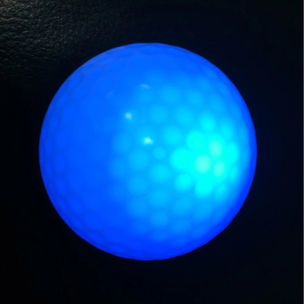 5Pcs LED Light up Golf Balls, Glow in The Dark Night Golf Balls - Multi Colors of Blue, Orange, Red, White, Green, Pink