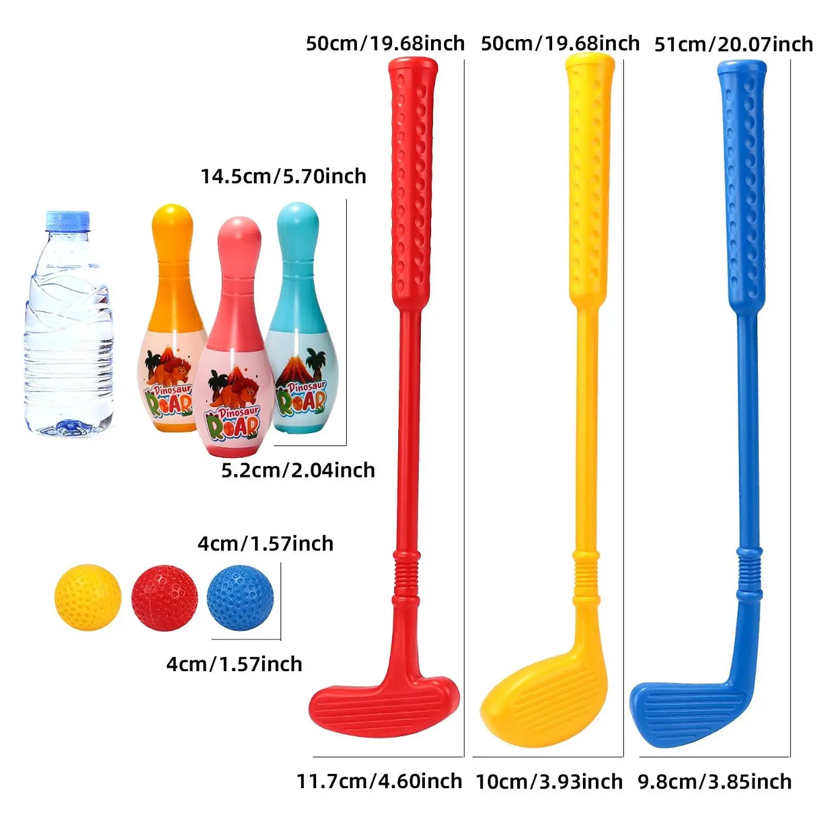 Toddlers Golf Set Retractable Club Kids Golf Club for Indoor Outdoor Garden