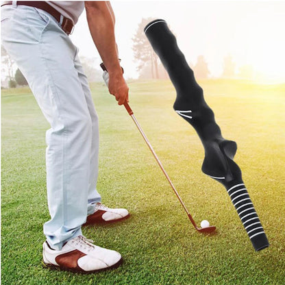 Right-Handed Training Tool Practice Aid Rubber Teaching Aid Golf Club Grips Golf Swing Training Grip