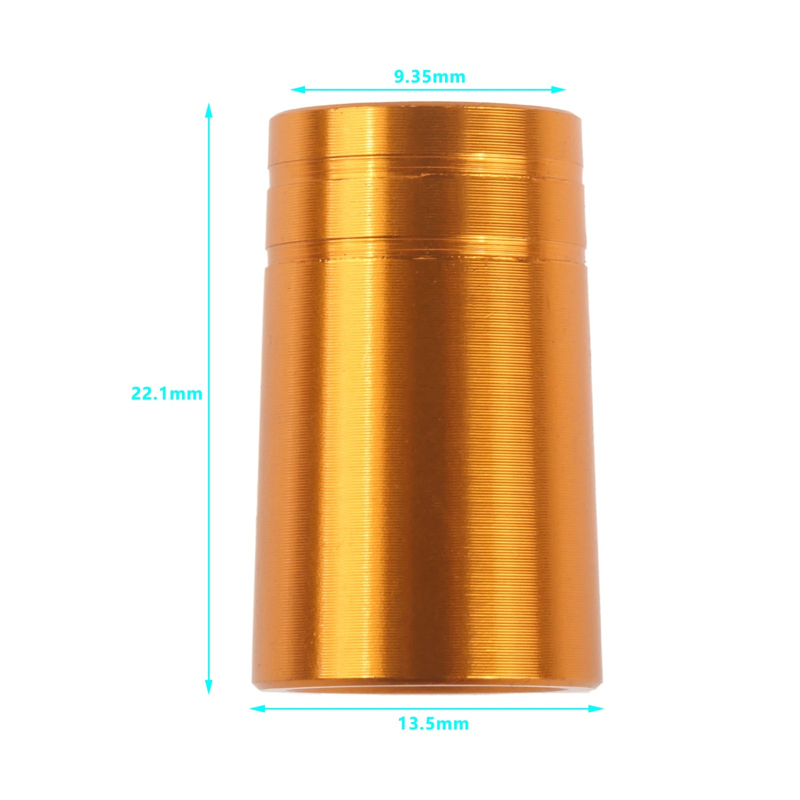 10Pcs Aluminum Alloy Golf Ferrules for 0.335,0.350,0.370 Tip Irons Shaft Adapter Sleeve Ferrules Club Shaft Ball Connection Ring