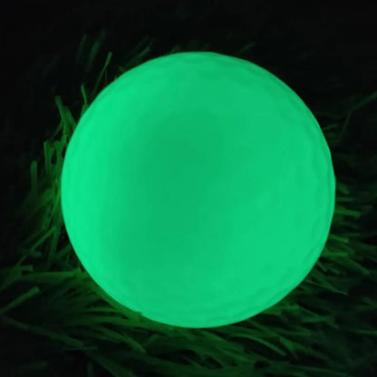 3/5pcs Luminous Night Golf Ball Bright Luminous Balls Glow in The Dark Fluorescent Golf Ball for Training Hitting Practice Women
