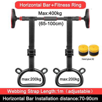 Adjustable Door Horizontal Bar Pull Up Arm Training Home Room Gym Fitness Ring Exercise Sport турник Equipment Bodybuilding