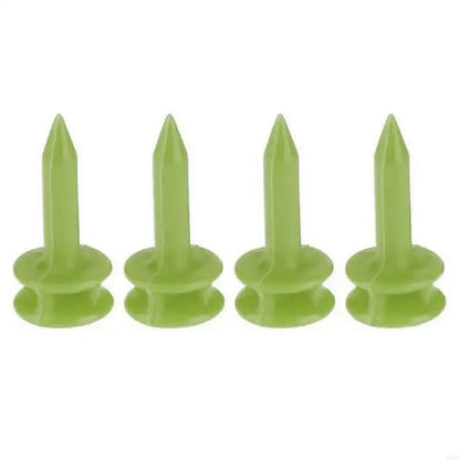 652D 100Pcs 25mm Plastic Castles Golf Tees Sport Double Deck Golf Tees Replacement Short Golf Tees for Golfers Easy to Use