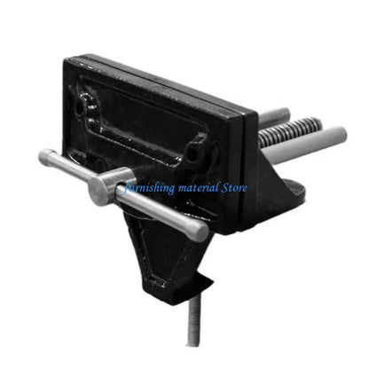 Y5GD Multipurpose Benches Vises Table For Workbench Clamping Vises Heavy Duty Jaw Swiveling Base for Woodworking Metal