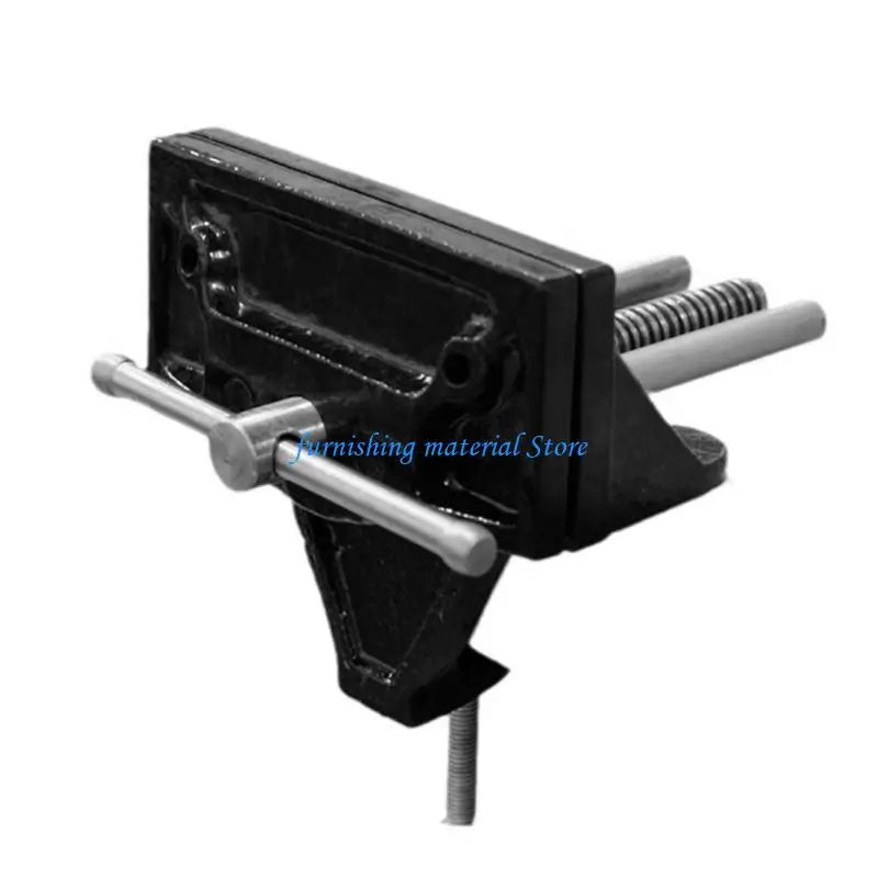 Y5GD Multipurpose Benches Vises Table For Workbench Clamping Vises Heavy Duty Jaw Swiveling Base for Woodworking Metal
