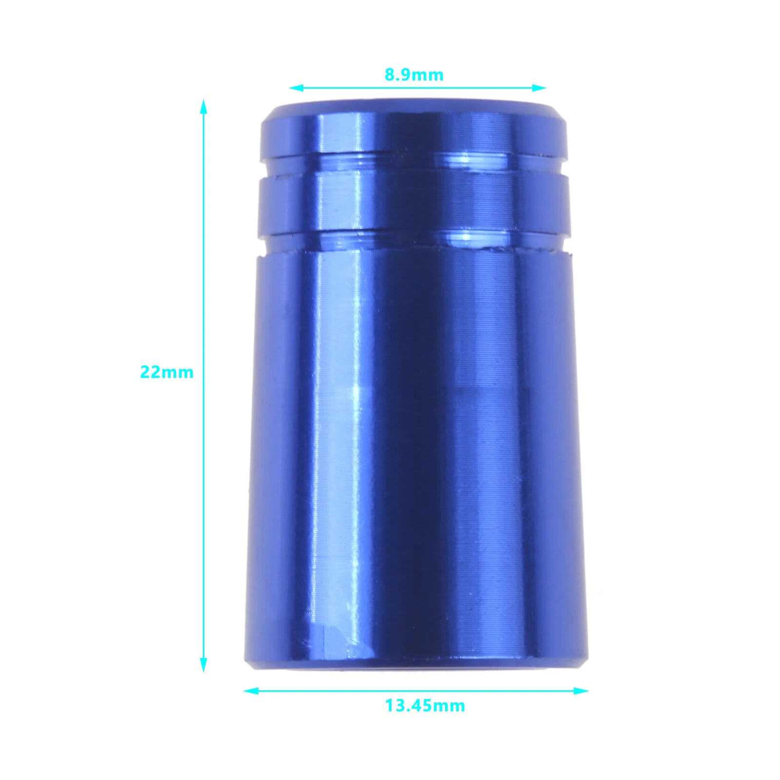 10Pcs Aluminum Alloy Golf Ferrules for 0.335,0.350,0.370 Tip Irons Shaft Adapter Sleeve Ferrules Club Shaft Ball Connection Ring