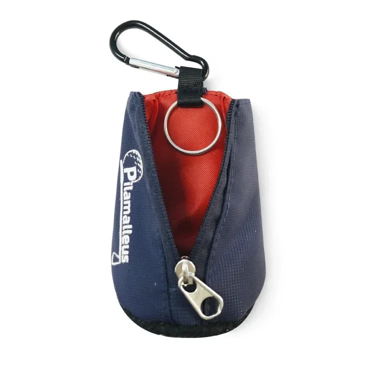 Portable Golf Ball Bag - Small Waist Pack with Cleaning Cloth, Convenient Golf Accessory Pouch for Tees & Markers"