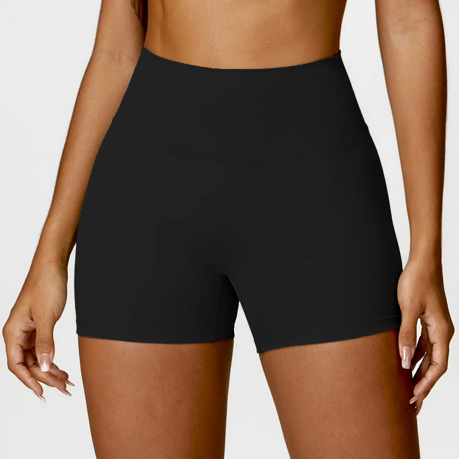 Nude Yoga Clothing Sets Women Long Sleeve Crop Tops Tight Shorts Suit Quick Dry Tracksuit Fitness Workout Outfits Gym Wear New