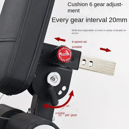 Multi Functional Gym Equipment Leg Extension Curling Machine Waist Abdominal Bench Flexion Training Equipment