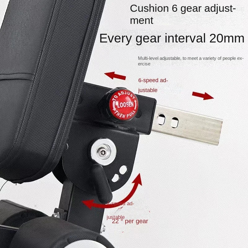 Multi Functional Gym Equipment Leg Extension Curling Machine Waist Abdominal Bench Flexion Training Equipment