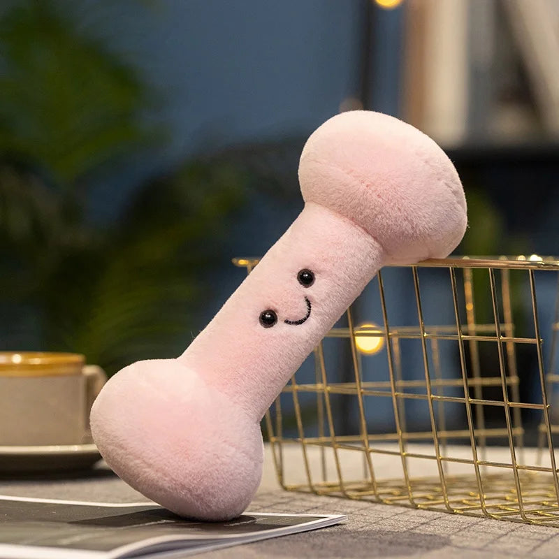 New Funny Kettlebell Barbell Plush Pendant Pillow Soft Fitness Plush Toy Creative Dumbbell Plush Toy Birthday Gift