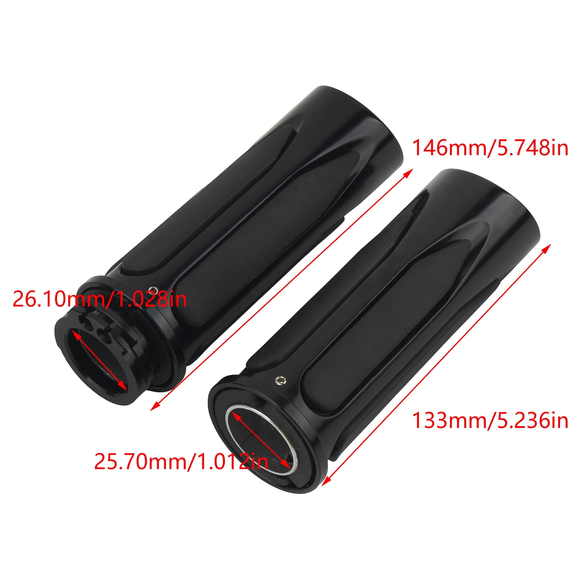 Motorbike Handlebar Handle Bar End Hand Grips For Harley Touring Road King Electra Street Glide Sportster 883 XL Dyna Motorcycle