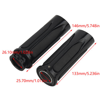 Motorbike Handlebar Handle Bar End Hand Grips For Harley Touring Road King Electra Street Glide Sportster 883 XL Dyna Motorcycle