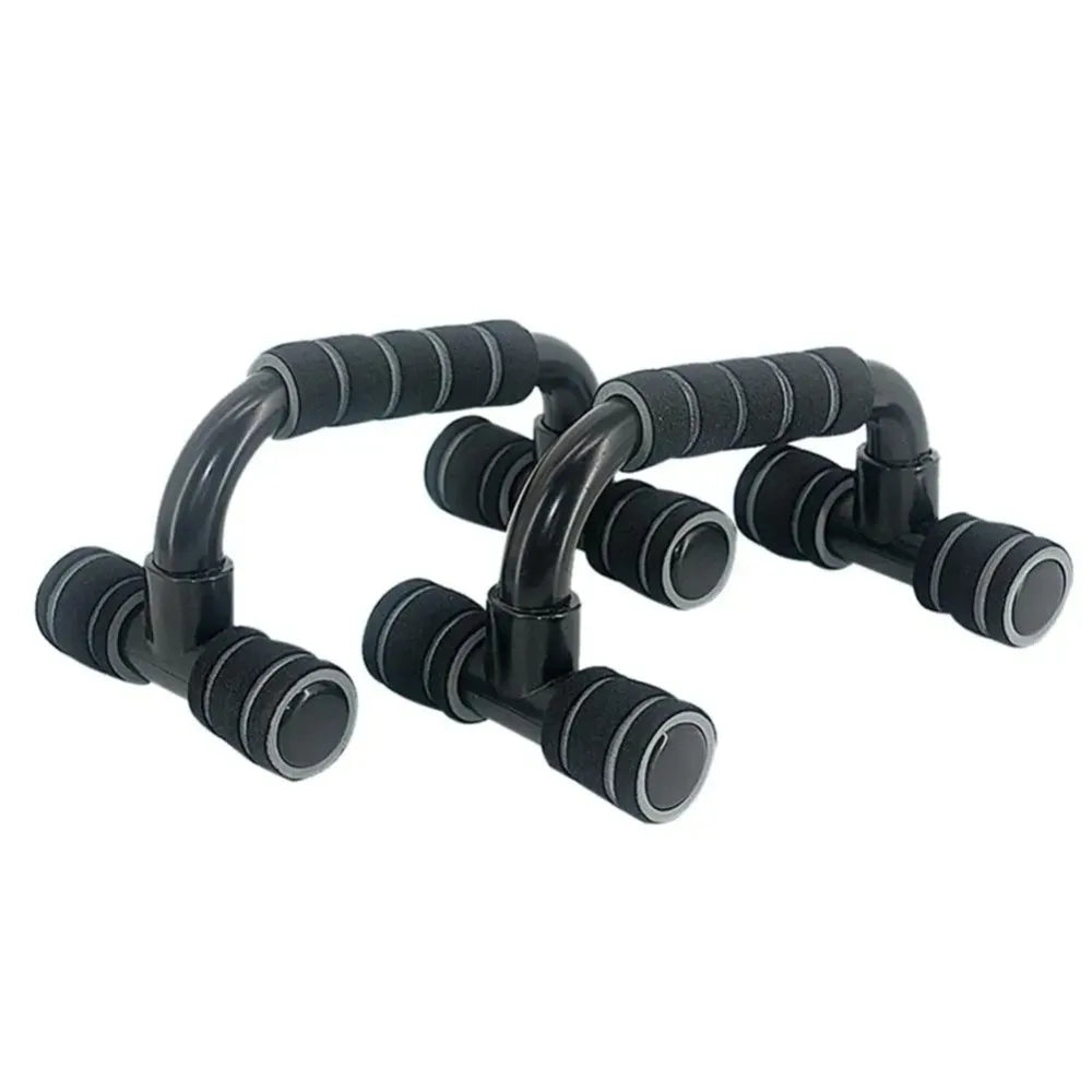 1 Pair of Gym Handles Non-slip Push-up Stand Strong Stable Pushup Bars Durable H-shaped Calisthenics Parallel Bars Fitness