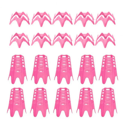 20Pcs Plastic Golf Simulator Tees High Stability Low Friction Portable Indoor Outdoor Golf Mat Tees Practice 골프용품