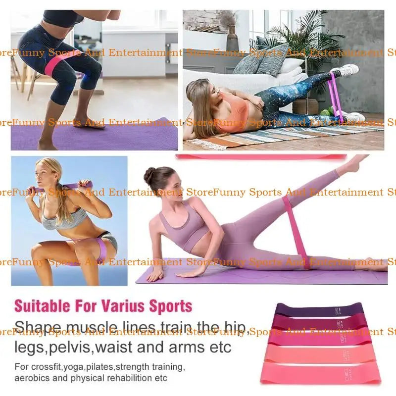 C4DE Resistance Bands Multifunctional Fitness Bands Latex Bands for Muscle Building