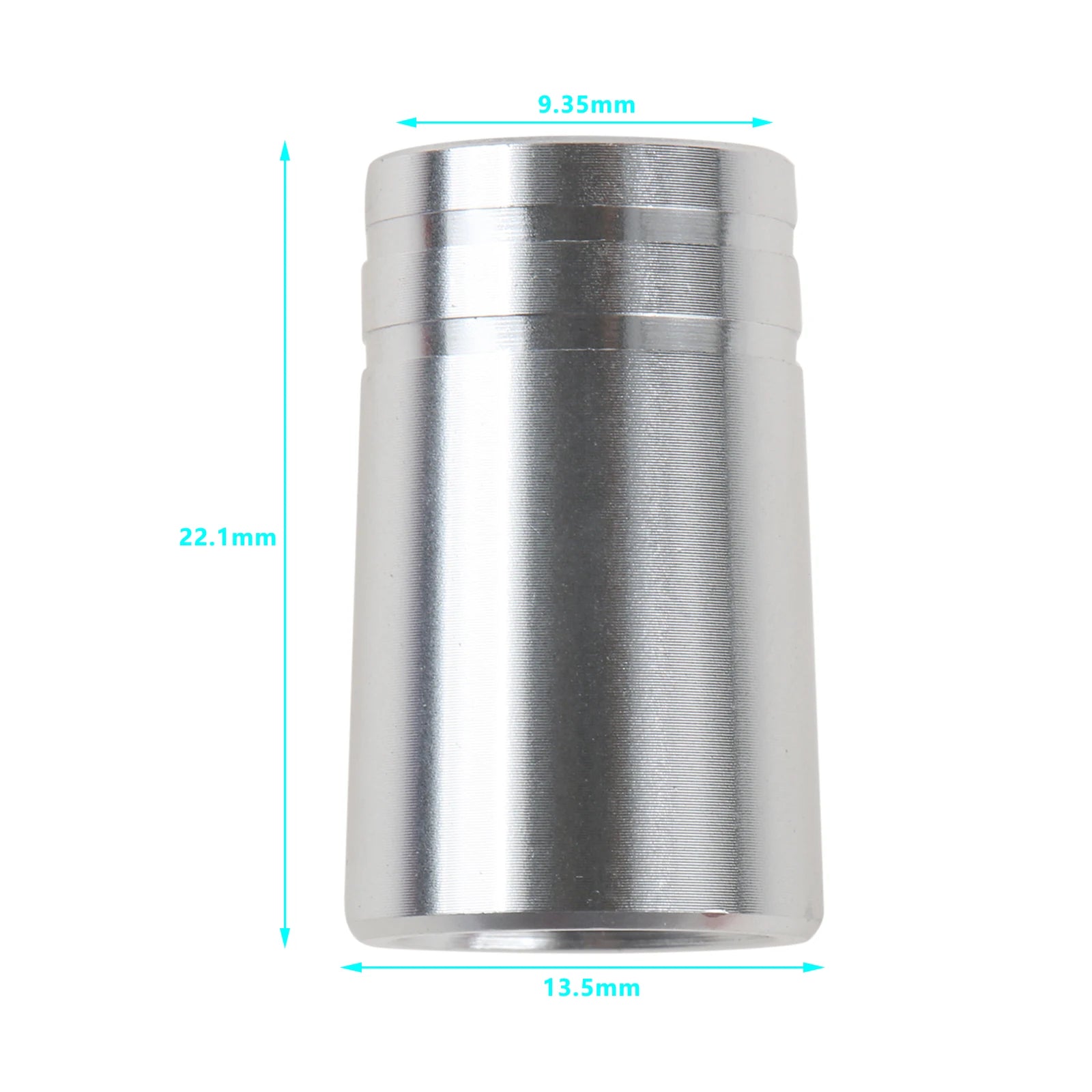 10Pcs Aluminum Alloy Golf Ferrules for 0.335,0.350,0.370 Tip Irons Shaft Adapter Sleeve Ferrules Club Shaft Ball Connection Ring