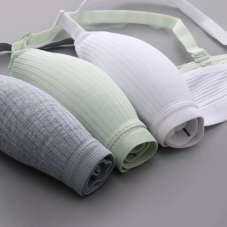 Girl Training Bras Cotton Underwear Back Buckle Design Bralette Adolescent Comprehensive Breathable Teenager Girl Sport Tops Bra