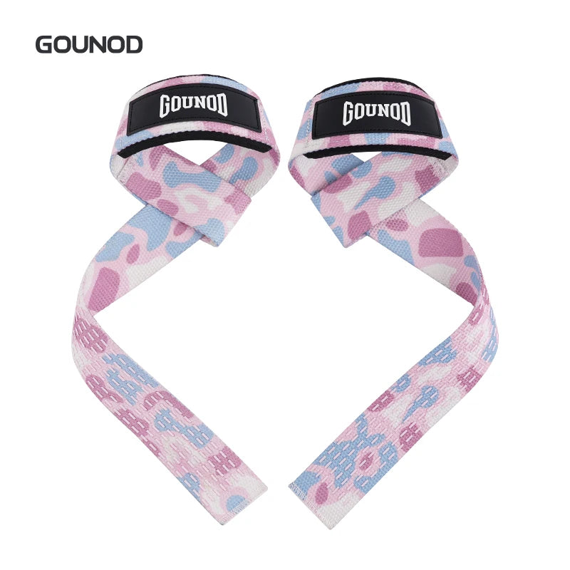 1/3sets TWeightlifting Straps Anti-Slip Silicone Lifting Wrist Straps Strength Training Deadlifts Crossfit Hand Grips Wrist