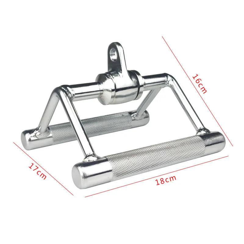 Gym Home Equipment Accessories Lat Pull Down Bar， Chrome-plated Surface Anti-rust High Load-bearing Fitness Tricep Rope Training