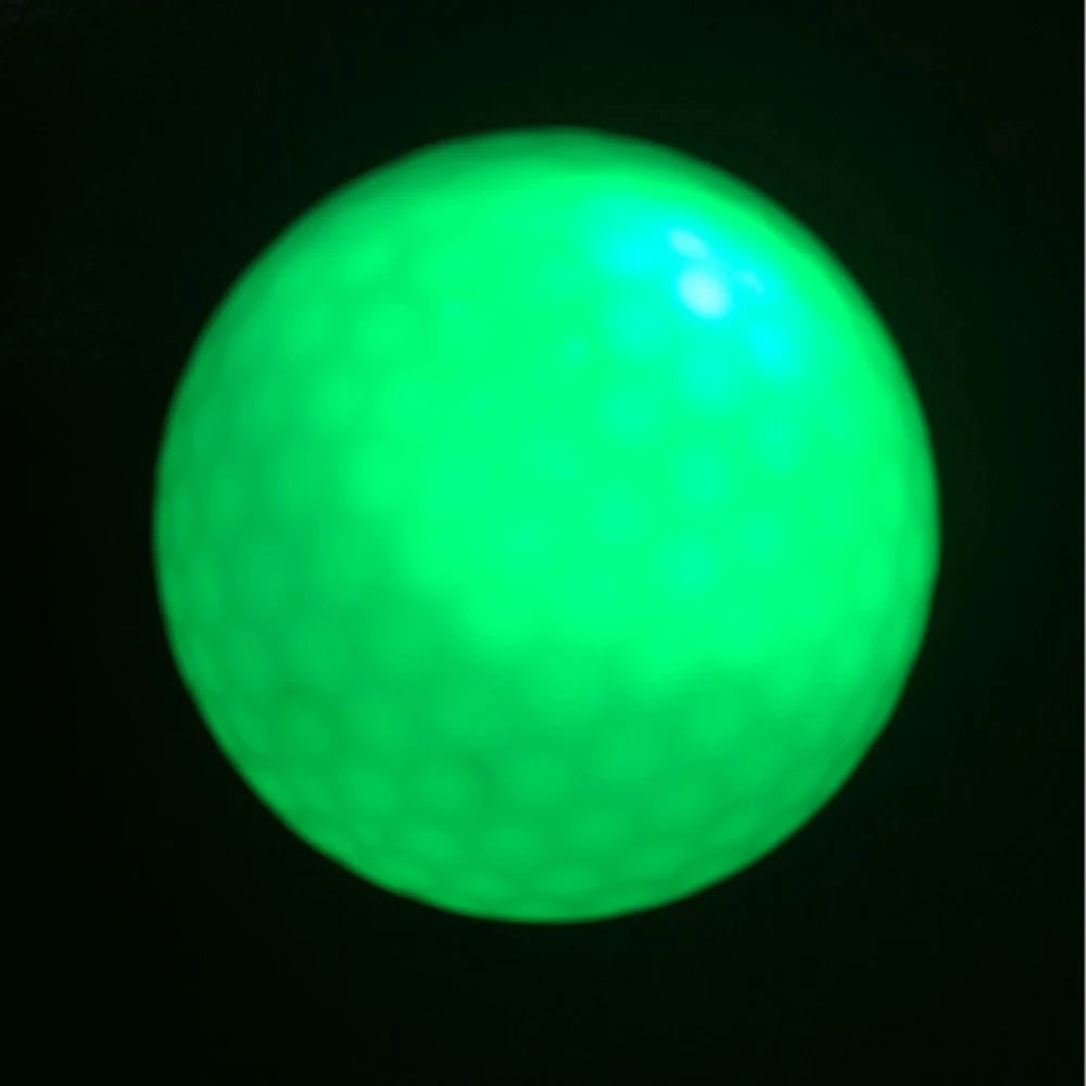 1pcs New LED Golf Ball Light up Golf Ball Night Golf Balls Luminous Golf Balls Glow Dark Golf Ball  8 Colors for Your Choice