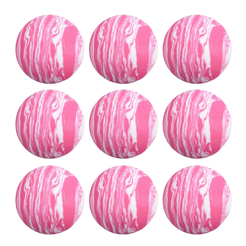 20pcs/bag golf balls 42mm diameter sports balls Rainbow Foam Practice Golf Balls for Indoor or Outdoor Golf Training Balls new