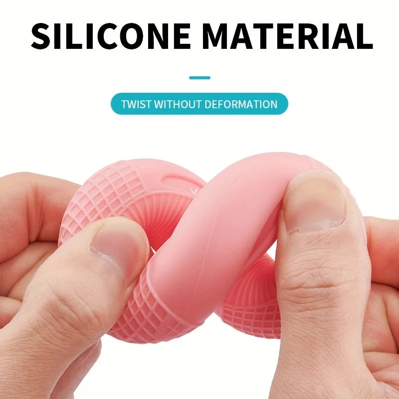 Build Muscle Strength in Your Hands with this 20-80LB Hand Muscle Training Silicone Ring - Perfect for Home Gyms!