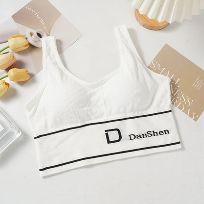 Bras For Women Sports Fitness Seamless Bra Tops Full Coverage Female Removable Wireless Bralette Breathable Bra