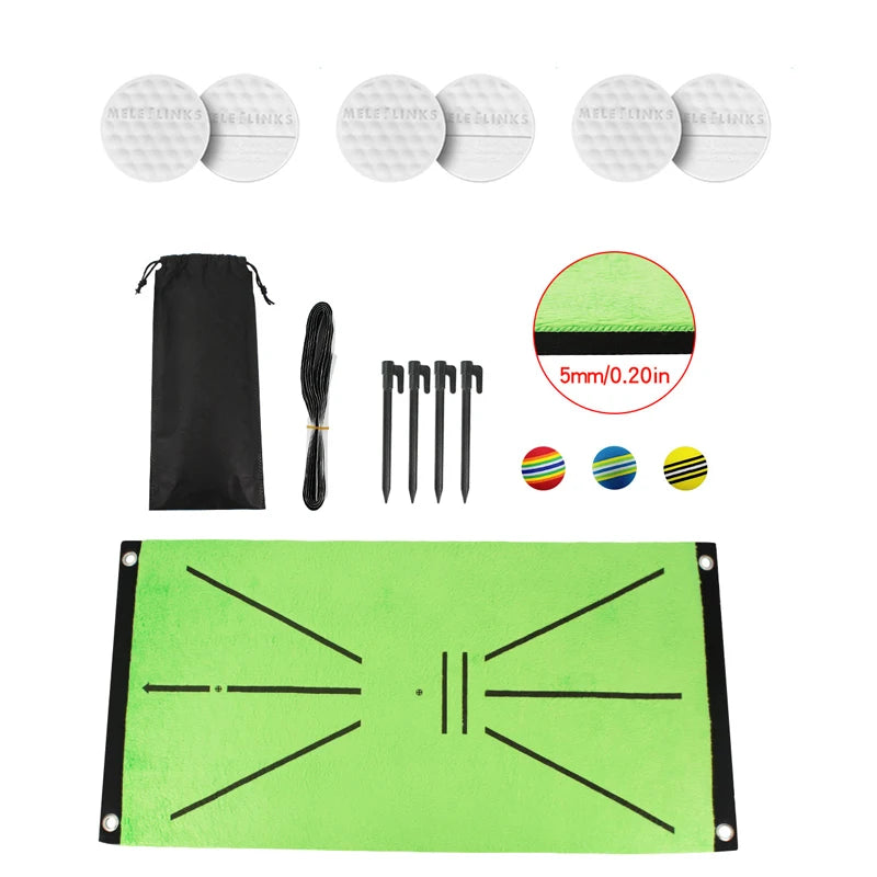 Golf Flat Ball Swing Practice Golf Balls Portable Flat Golf Balls Lightweight Golf Training Balls For Practice Indoor Outdoor