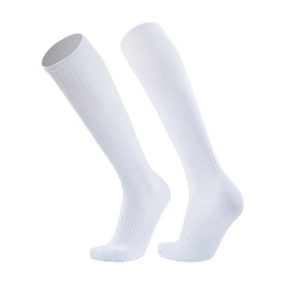 Football Accessories Black White Soccer Socks For Men Teenages Kids Over The Calf Baseball Rugby Athletic Sock