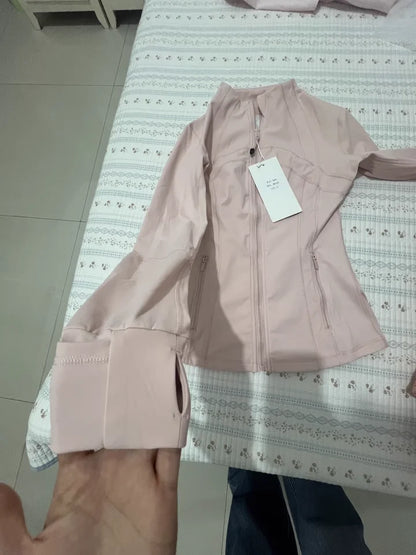 Yoga Outfits for Women Professional Stand Collar Coat Breathable Long Sleeve Gym Essentials