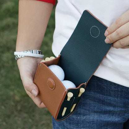 Golf Ball Sleeve, Portable Golf Waist Bag, Golf Cart Accessories,Golf Gifts for Men Women