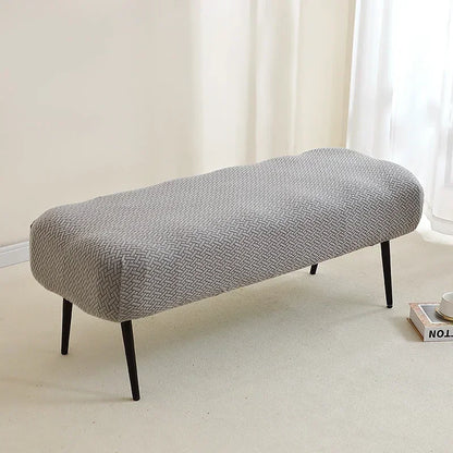 1PC Stretch Jacquard Long Bench Cover Dining Anti-dirty Piano Stool Covers Durable Seat Protector Pad for Living Room Home Decor
