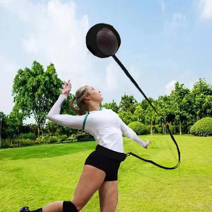 Volleyball Spike Trainer with Elastic Swing Belt