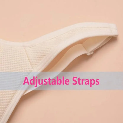 Teen Girls Sport Bras with Adjustable Strap Wire Free A Cup Training Bras for Big Girls 3 Pack