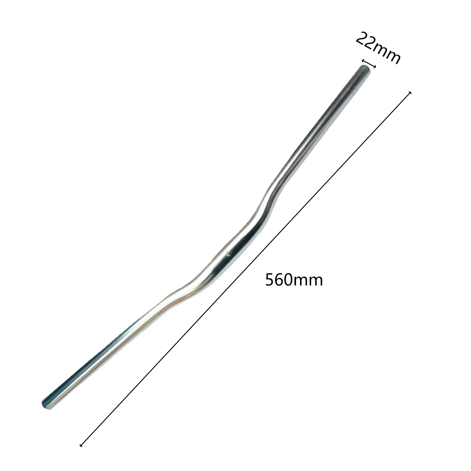 Aluminum alloy bicycle handlebars curved handlebars horizontal handles big swallows princess retro leisure U-shaped handlebar