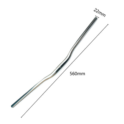 Aluminum alloy bicycle handlebars curved handlebars horizontal handles big swallows princess retro leisure U-shaped handlebar