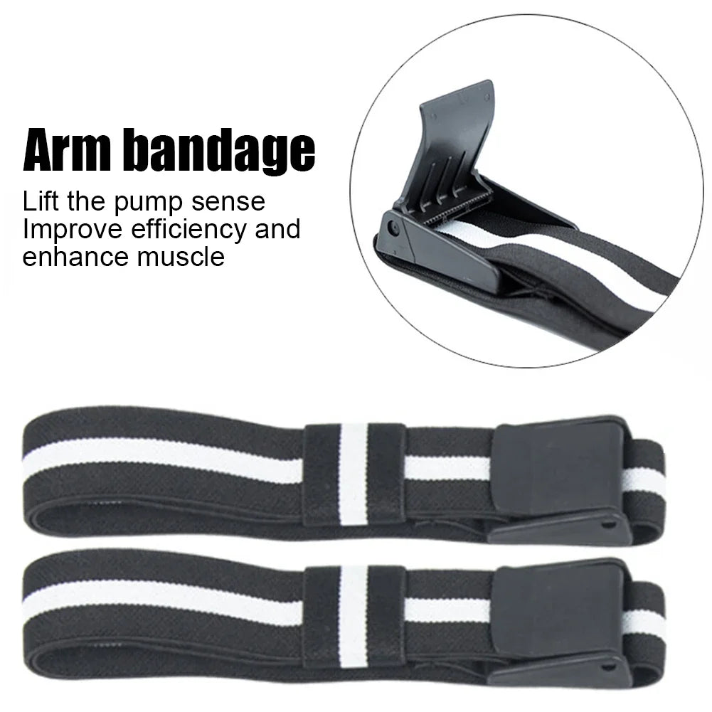 Blood Flow Restriction Band Bodybuilding BFR Training Belts Heavy Weight Lifting Elastic for Men Women Fitness Gym Equipment