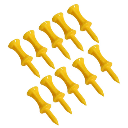 50 Pcs/Pack Professional Golf Tees 25mm-51mm Castle Orange Golfer Accessory Plastic golf tees perfect for Teeing the ball