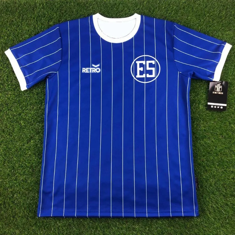 Soccer Jersey Camisa De Futbol Retro 1985 El Salvador Shirts for Men Women Round Neck Short Sleeved Casual Men Women Clothes