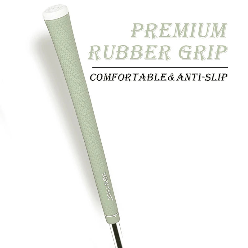 1PC Golf Club Grips Standard Men's Natural Rubber Soft Anti-slip High Quality Golf Irons/Woods Universal Grips 6 Colors