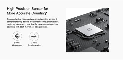 Xiaomi Mijia Smart Dumbbells Men and Women Home Fitness Muscle Shaping Arm Light Weight LED Display Suitable For Mi Home APP